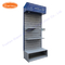 Grocery Shelf Store Mobile Floor Stand Slatwall Display Stand