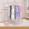 Floor Standing Dress Cloth Display Rack Toko Garmen Rak Pakaian Pengeringan Berdiri