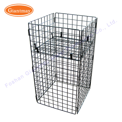 W450 * D450 * H750mm Metal Dump Bin Store Display Stand For Shop
