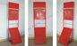 Pameran Komersial Menggantung Produk Alat Rak Floor Standing Metal Display Stand