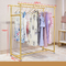 Toko Showroom Hanging Cloth Rak Pakaian Stainless Steel Display Stand